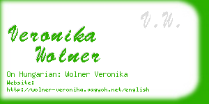 veronika wolner business card